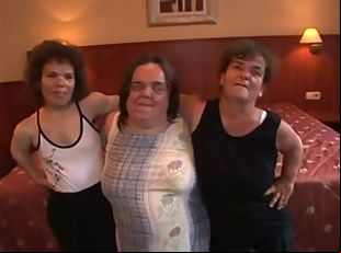 homely hairy midget grannies please each others pussies